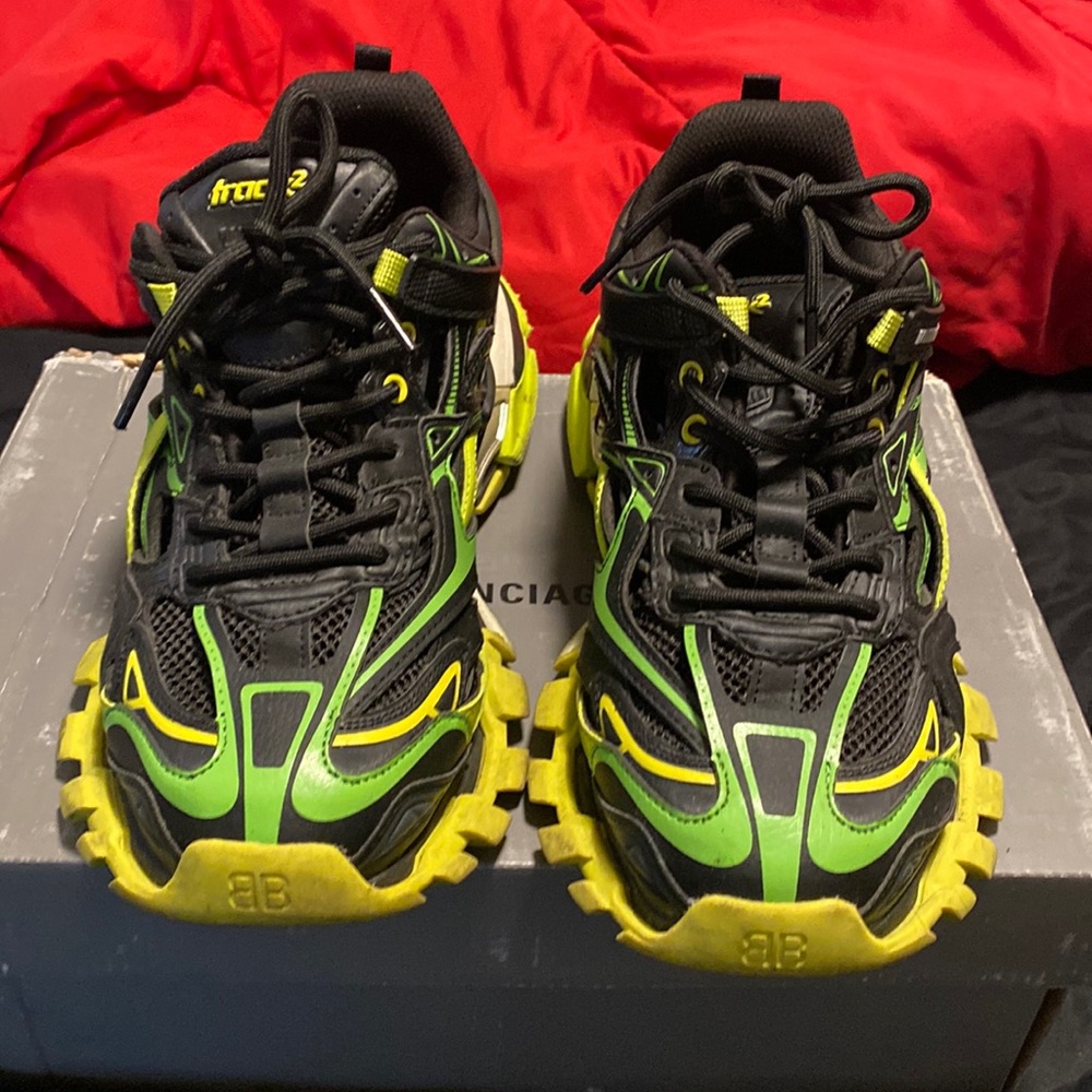 Balenciaga Track 2.0 Green/Yellow/Black